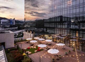 더블트리 바이 힐튼 서울 판교, 봄바람과 석양 속에서 즐기는 야외 팝업 다이닝, ‘선셋 테라스’ 론칭