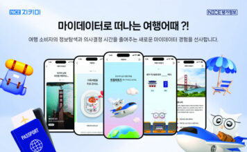 마이데이터로 떠나는 여행어때… NICE평가정보, 전 분야 마이데이터 선도서비스 최초 오픈