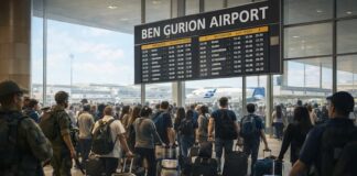 포화 속에도 8,700명 남아… 이스라엘 관광객 출국 지원 가동