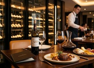 도심 속 ‘그랑 크뤼’의 향연… 노보텔 서울 동대문 호텔 & 레지던스, F&B 장벽 허물고 와인 저널리즘에 도전하다 노보텔 동대문 호텔 그랑 크뤼 와인 프로모션 5대 샤또 샤또 마고 페어링 다이닝 이미지