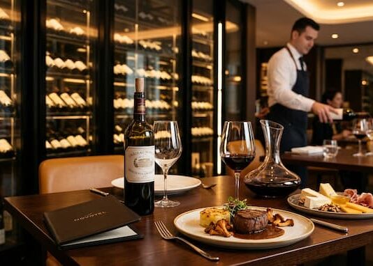 도심 속 ‘그랑 크뤼’의 향연… 노보텔 서울 동대문 호텔 & 레지던스, F&B 장벽 허물고 와인 저널리즘에 도전하다 노보텔 동대문 호텔 그랑 크뤼 와인 프로모션 5대 샤또 샤또 마고 페어링 다이닝 이미지